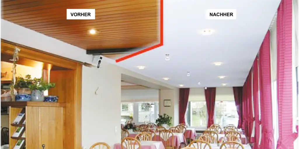 Professionelle Deckengestaltung